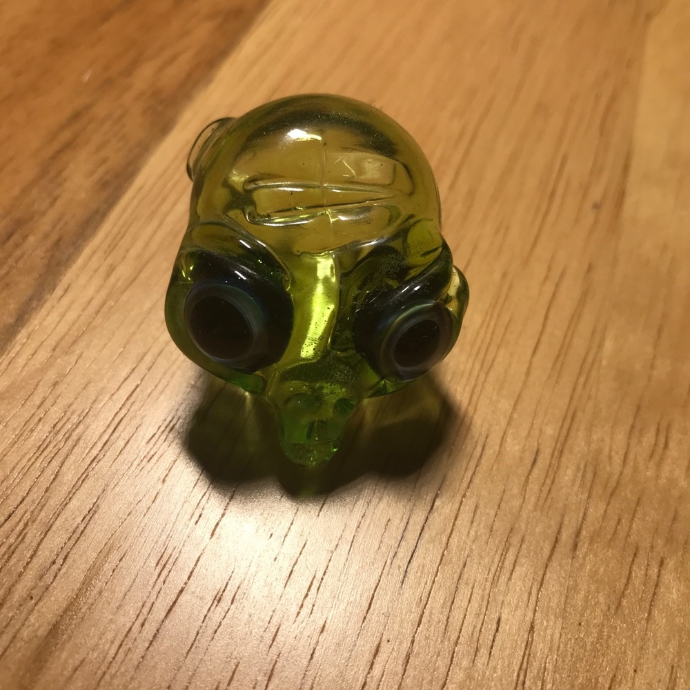 Glass Alien head Pendant